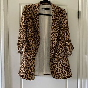 Cheetah Blazer, size M